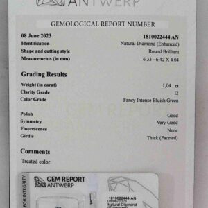 DIAMANTE ROUND BRILLIANT 1810022444 AN