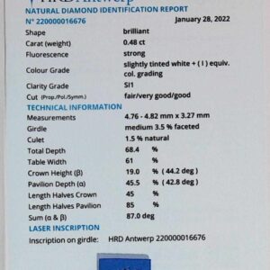 DIAMANTE ROUND BRILLIANT 220000016676