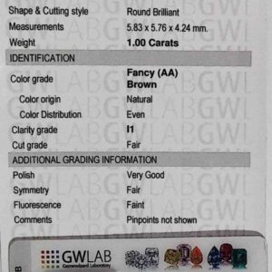 DIAMANTE ROUND BRILLIANT 243707731034