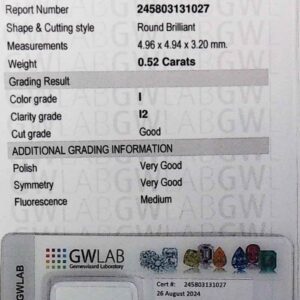 DIAMANTE ROUND BRILLIANT 245803131027