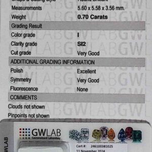 DIAMANTE ROUND BRILLIANT 246100381025