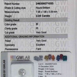 DIAMANTE ROUND BRILLIANT 246209271033