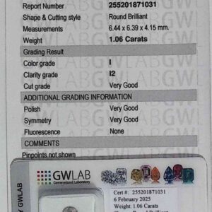 DIAMANTE ROUND BRILLIANT 255201871031