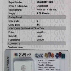DIAMANTE OVAL MODIFIED BRILLIANT 255203141023