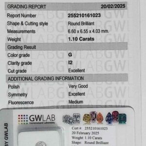DIAMANTE ROUND BRILLIANT 255210161023