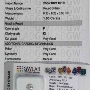 DIAMANTE ROUND BRILLIANT 255210211019