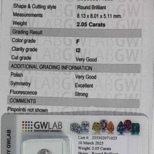 DIAMANTE ROUND BRILLIANT 255302071025