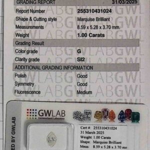 DIAMANTE MARQUISE BRILLIANT 255310431024
