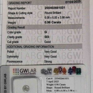DIAMANTE ROUND BRILLIANT 255402661031