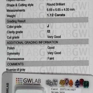 DIAMANTE ROUND BRILLIANT 255711411027