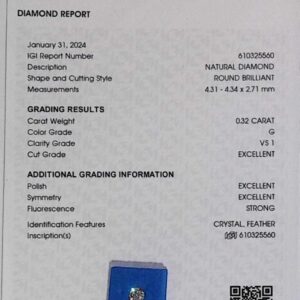 DIAMANTE ROUND BRILLIANT 610325560