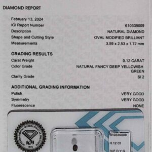 DIAMANTE OVAL MODIFIED BRILLIANT 610339009