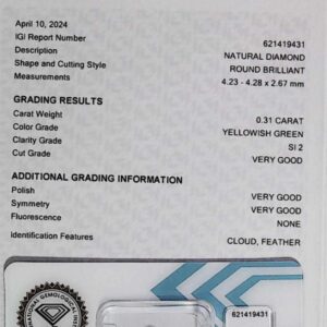 DIAMANTE ROUND BRILLIANT 621419431