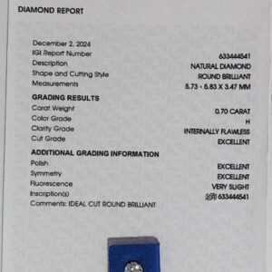 DIAMANTE ROUND BRILLIANT 633444541
