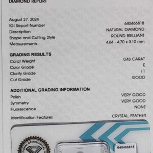 DIAMANTE ROUND BRILLIANT 640466818