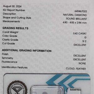 DIAMANTE ROUND BRILLIANT 640467022