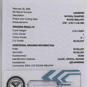 DIAMANTE ROUND BRILLIANT 649450945