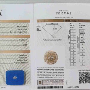 DIAMANTE OVAL BRILLIANT 6531371942