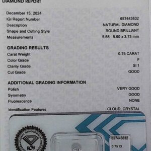 DIAMANTE ROUND BRILLIANT 657443632