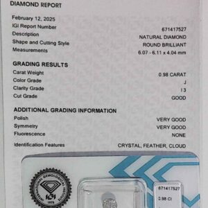 DIAMANTE ROUND BRILLIANT 671417527