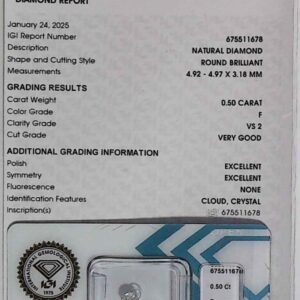 DIAMANTE ROUND BRILLIANT 675511678