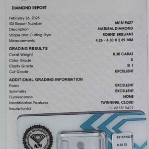 DIAMANTE ROUND BRILLIAND 681519427