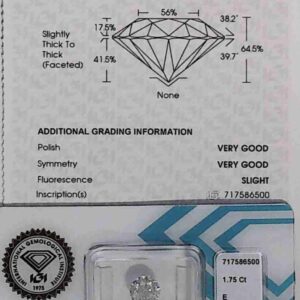 DIAMANTE ROUND BRILLIANT 717586500