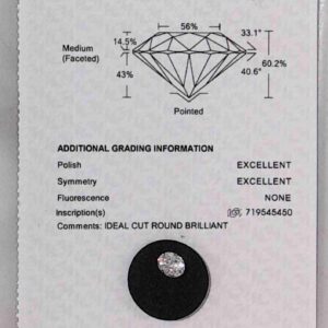 DIAMANTE ROUND BRILLIANT 719545450