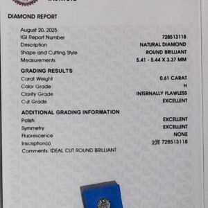 DIAMANTE ROUND BRILLIANT 728513118