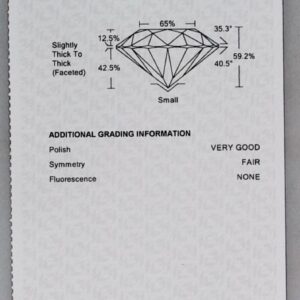 DIAMANTE ROUND BRILLIANT 729544400